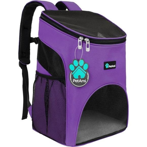Small Dogs and Cat Backpack Carrier, Airline Approved Pet Backpack Carrier - Picture 1 of 8